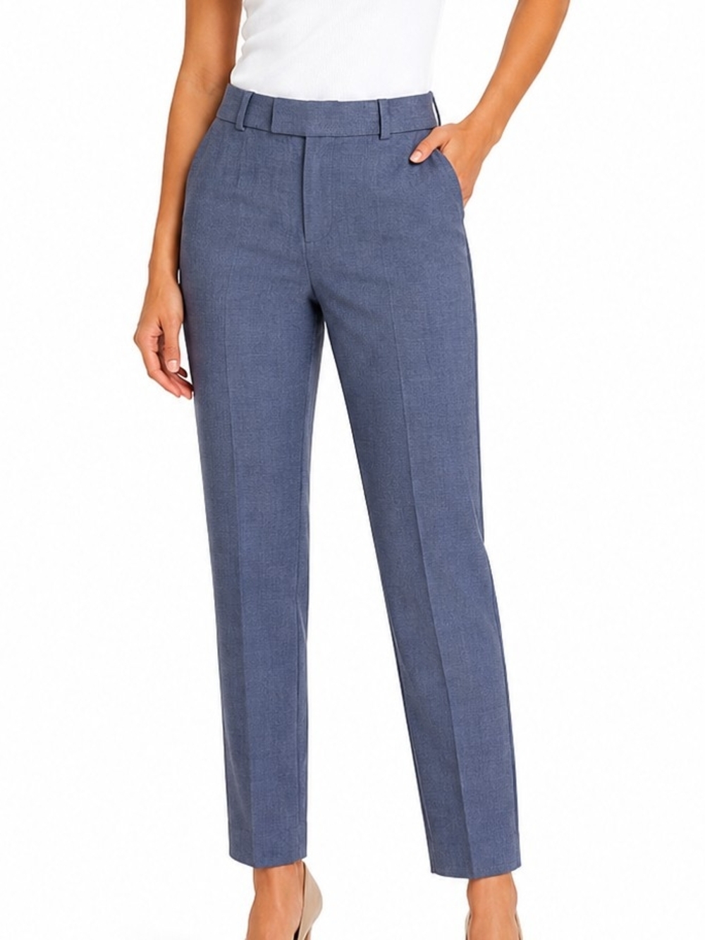 Banana Republic Blue Straight Cropped Leg Pants NWT